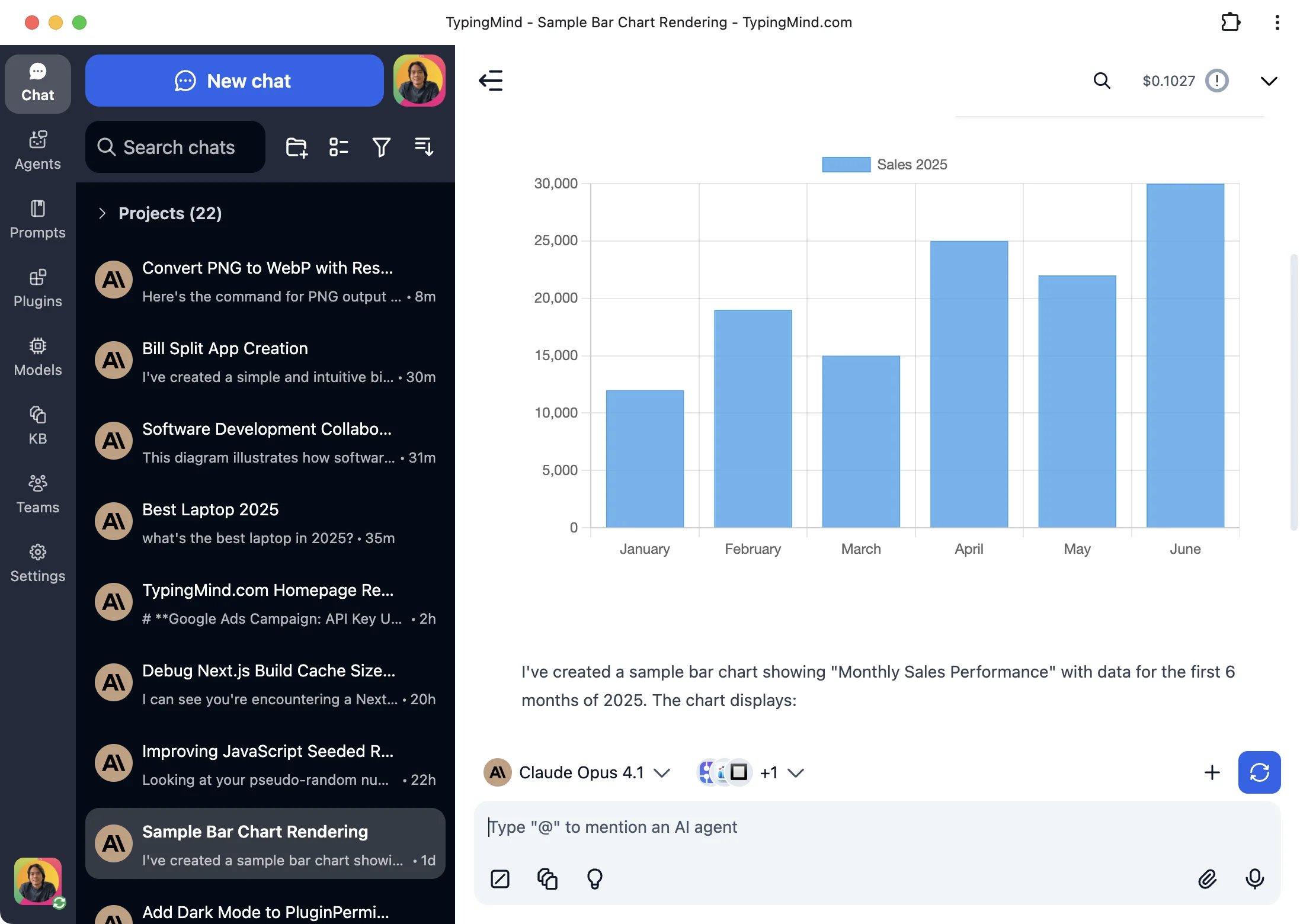 Data Visualization & Chart Rendering